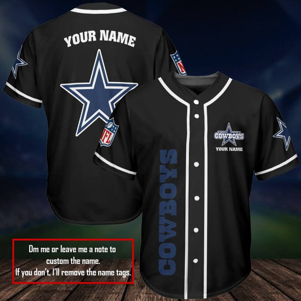 Dallas Cowboys Personalized Baseball Jersey 119