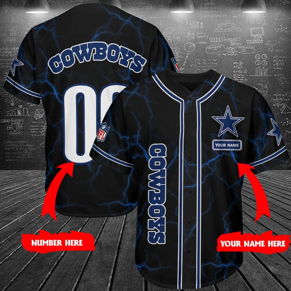 Dallas Cowboys Personalized Baseball Jersey 116