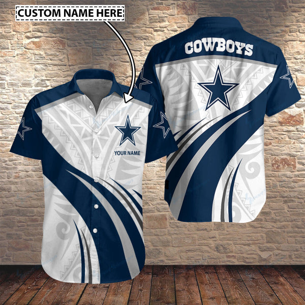 Dallas Cowboys 2 (172) Personalized Hawaiian Button down shirt