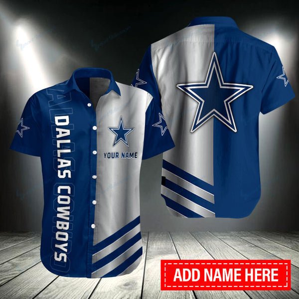 Dallas Cowboys 2 (190) Personalized Hawaiian Button down shirt