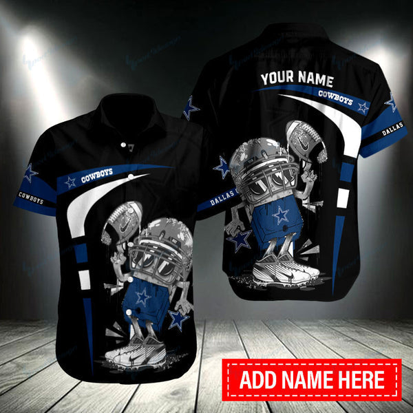 Dallas Cowboys 2(189) Personalized Hawaiian Button down shirt