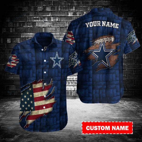 Dallas Cowboys 2 (175) Personalized Hawaiian Button down shirt