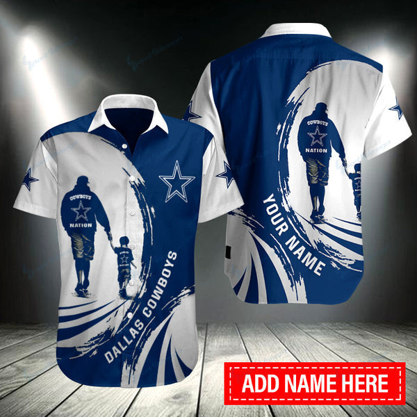Dallas Cowboys 2 (178) Personalized Hawaiian Button down shirt