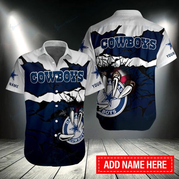 Dallas Cowboys 2 (184) Personalized Hawaiian Button down shirt