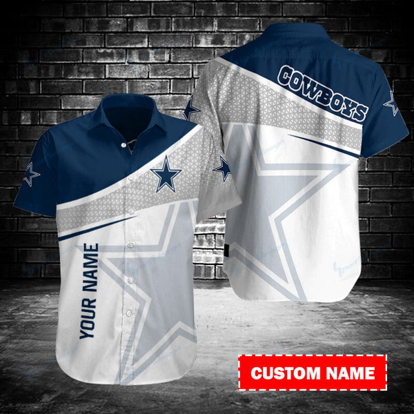 Dallas Cowboys 2 (185) Personalized Hawaiian Button down shirt
