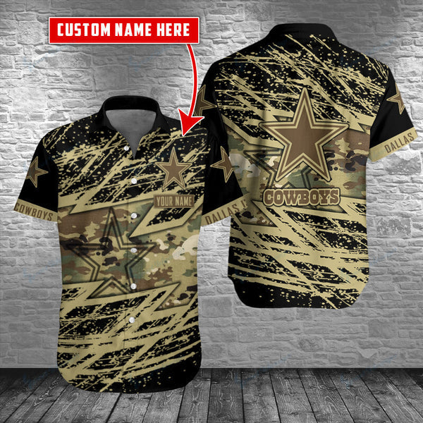 Dallas Cowboys 2 (168) Personalized Hawaiian Button down shirt