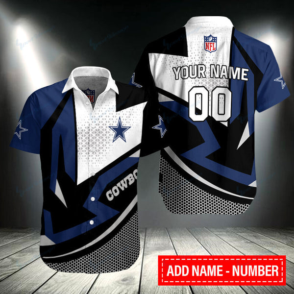 Dallas Cowboys 2 (208) Personalized Hawaiian Button down shirt
