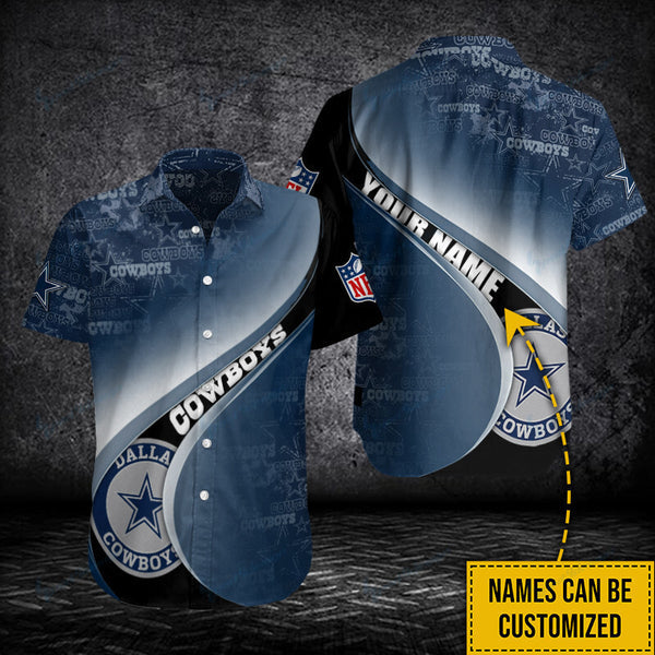Dallas Cowboys 2 (201) Personalized Hawaiian Button down shirt