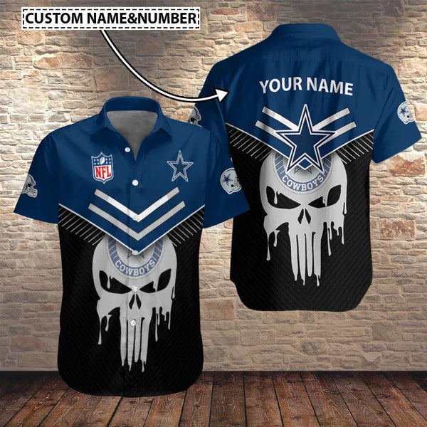 Dallas Cowboys 2 (197) Personalized Hawaiian Button down shirt