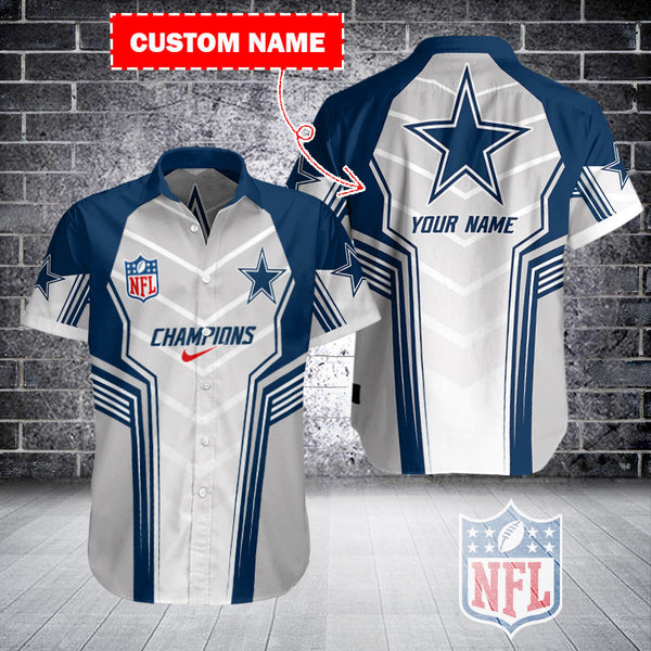 Dallas Cowboys 2 (198) Personalized Hawaiian Button down shirt