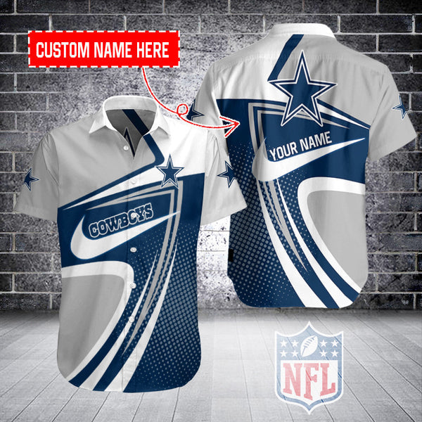 Dallas Cowboys 2 (217) Personalized Hawaiian Button down shirt