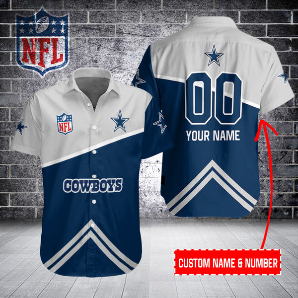 Dallas Cowboys 2 (215) Personalized Hawaiian Button down shirt