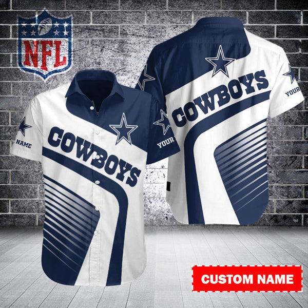 Dallas Cowboys 2 (219) Personalized Hawaiian Button down shirt