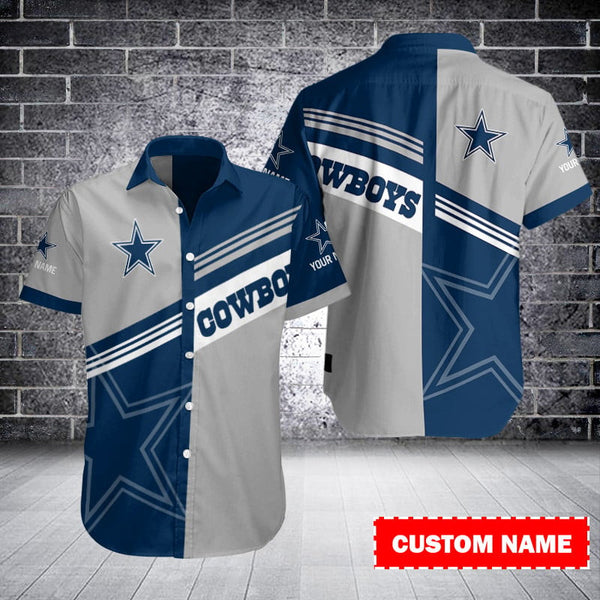 Dallas Cowboys 2 (216) Personalized Hawaiian Button down shirt