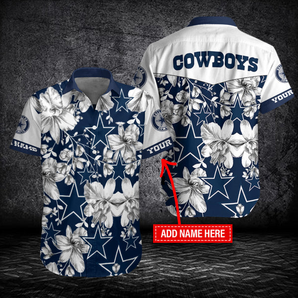 Dallas Cowboys 2 (213) Personalized Hawaiian Button down shirt