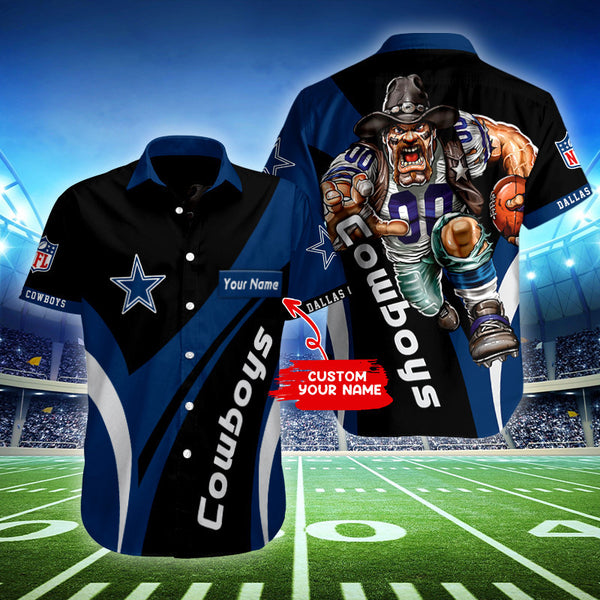 Dallas Cowboys 2 (210) Personalized Hawaiian Button down shirt