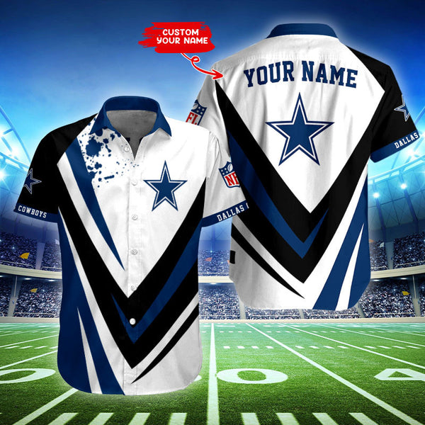 Dallas Cowboys 2 (212) Personalized Hawaiian Button down shirt