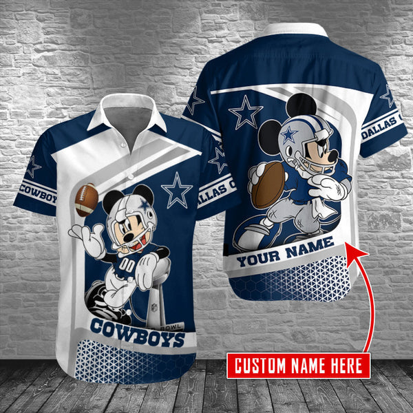 Dallas Cowboys 2 (220) Personalized Hawaiian Button down shirt