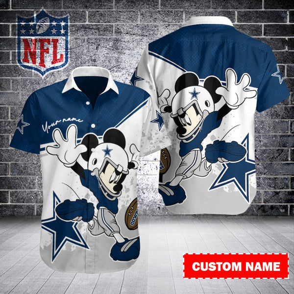 Dallas Cowboys 2 (221) Personalized Hawaiian Button down shirt