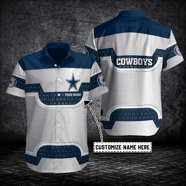 Dallas Cowboys 2 (234) Personalized Hawaiian Button down shirt