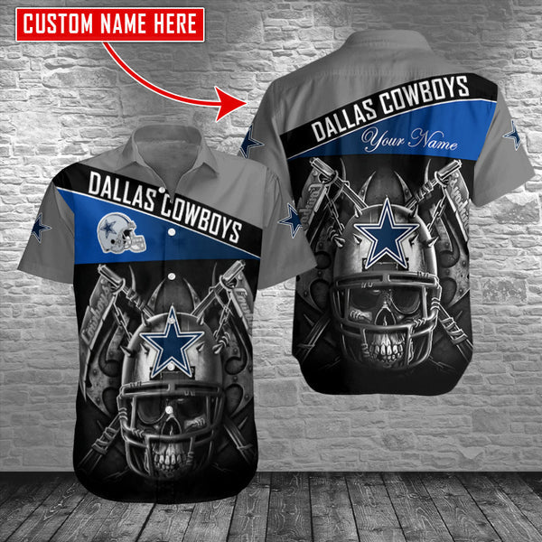Dallas Cowboys 2 (233) Personalized Hawaiian Button down shirt