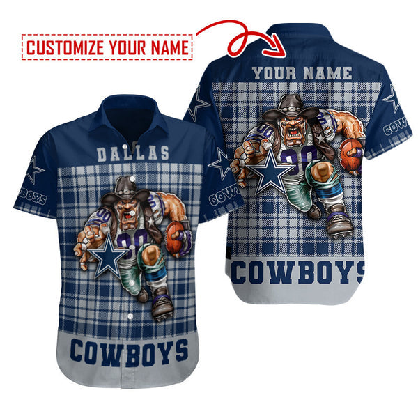 Dallas Cowboys 2 (223) Personalized Hawaiian Button down shirt