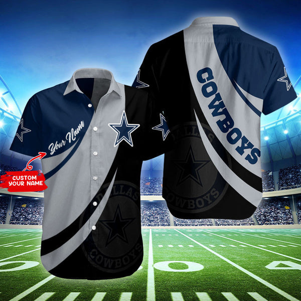 Dallas Cowboys 2 (232) Personalized Hawaiian Button down shirt