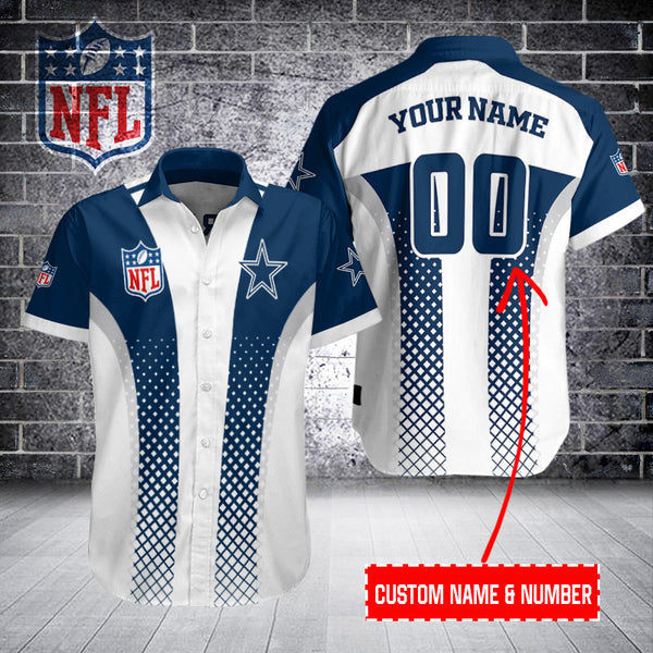 Dallas Cowboys 2 (231) Personalized Hawaiian Button down shirt