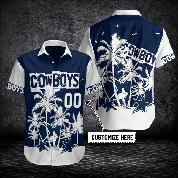 Dallas Cowboys 2 (230) Personalized Hawaiian Button down shirt