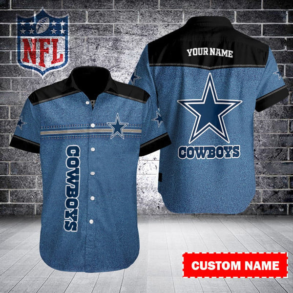 Dallas Cowboys 2 (229) Personalized Hawaiian Button down shirt