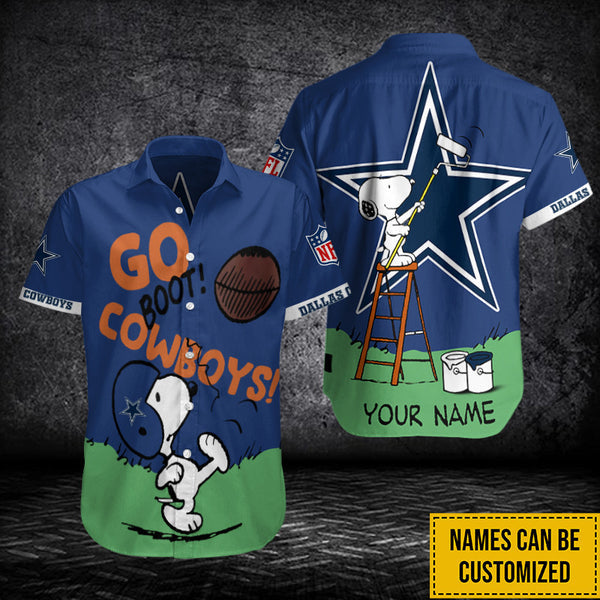 Dallas Cowboys 2 (227) Personalized Hawaiian Button down shirt