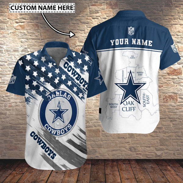 Dallas Cowboys 2 (225) Personalized Hawaiian Button down shirt