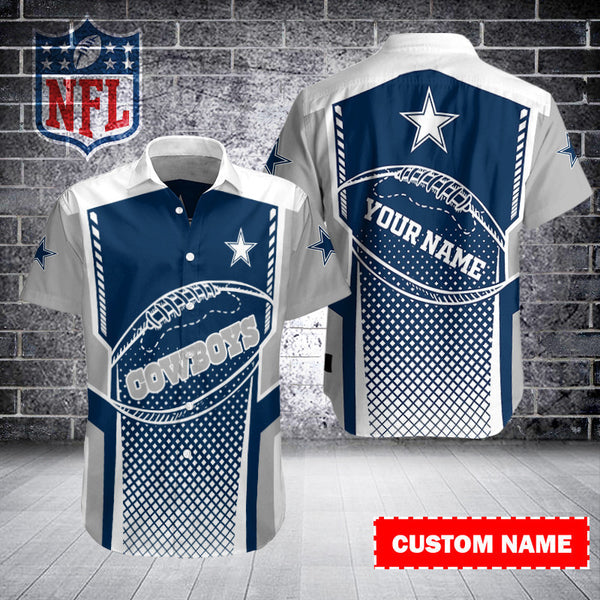 Dallas Cowboys 2 (242) Personalized Hawaiian Button down shirt