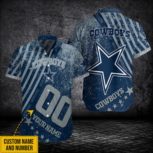 Dallas Cowboys 2 (241) Personalized Hawaiian Button down shirt