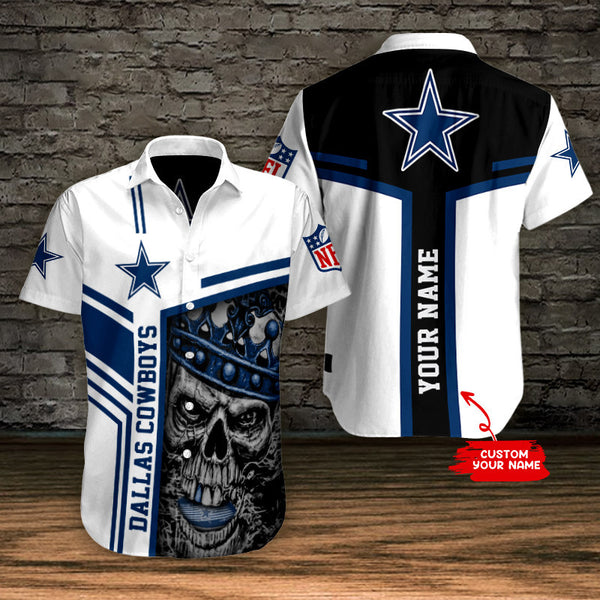 Dallas Cowboys 2 (246) Personalized Hawaiian Button down shirt