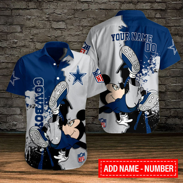 Dallas Cowboys 2 (244) Personalized Hawaiian Button down shirt