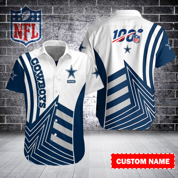 Dallas Cowboys 2 (243) Personalized Hawaiian Button down shirt