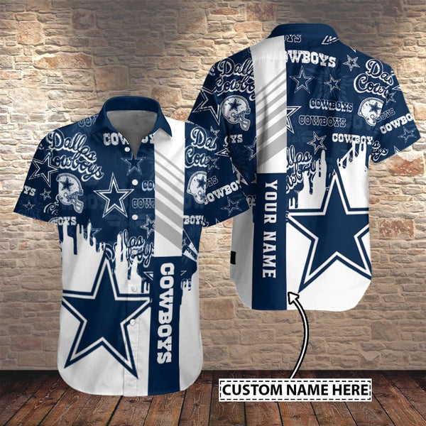 Dallas Cowboys 2 (239) Personalized Hawaiian Button down shirt