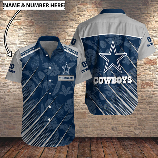 Dallas Cowboys 2 (237) Personalized Hawaiian Button down shirt