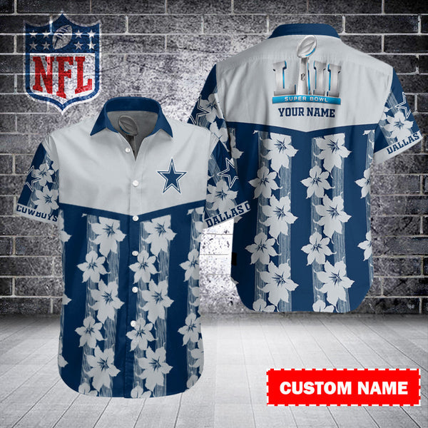 Dallas Cowboys 2 (235) Personalized Hawaiian Button down shirt