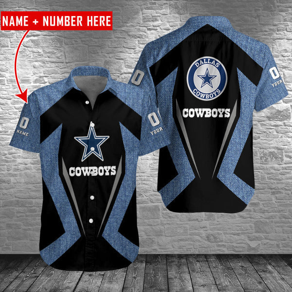 Dallas Cowboys 2 (257) Personalized Hawaiian Button down shirt
