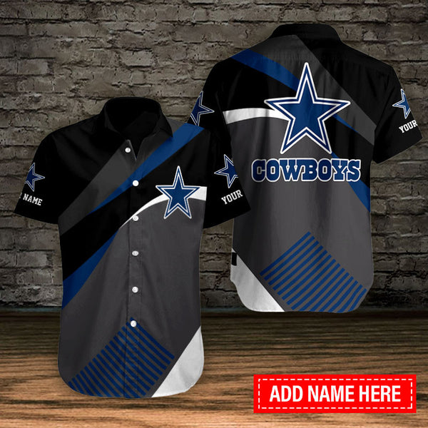 Dallas Cowboys 2 (258) Personalized Hawaiian Button down shirt