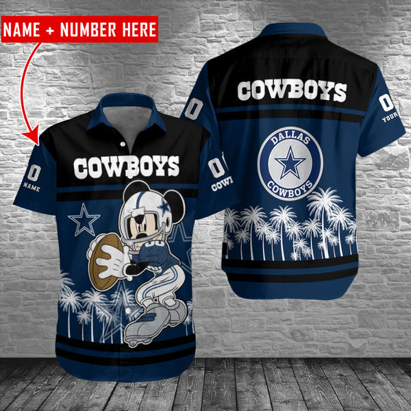 Dallas Cowboys 2 (254) Personalized Hawaiian Button down shirt