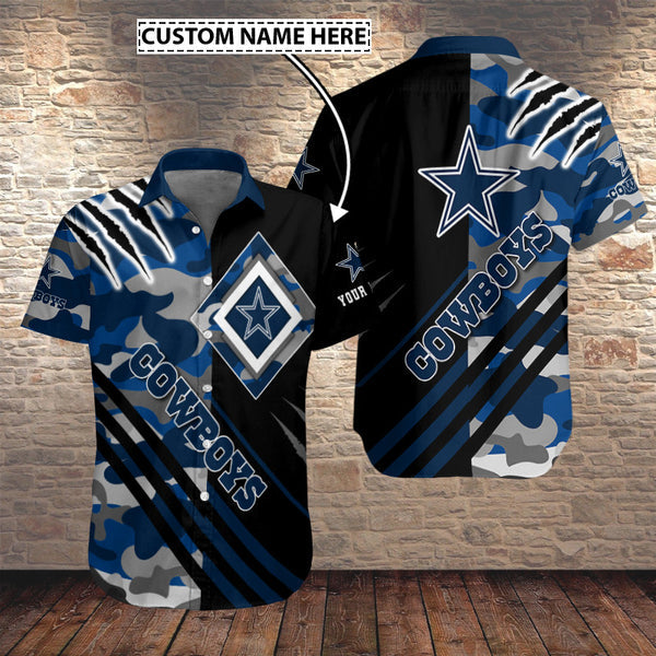 Dallas Cowboys 2 (253) Personalized Hawaiian Button down shirt