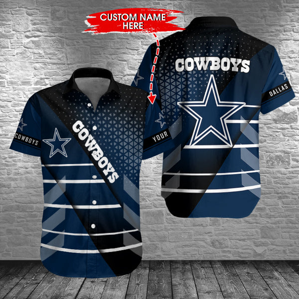 Dallas Cowboys 2 (252) Personalized Hawaiian Button down shirt