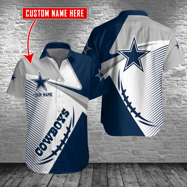 Dallas Cowboys 2 (249) Personalized Hawaiian Button down shirt