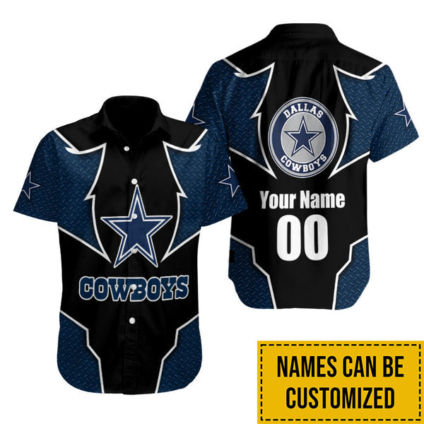 Dallas Cowboys 2 (251) Personalized Hawaiian Button down shirt