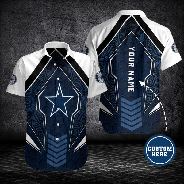 Dallas Cowboys 2 (248) Personalized Hawaiian Button down shirt
