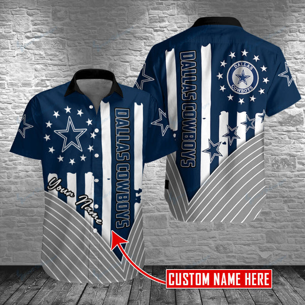 Dallas Cowboys 2 (247) Personalized Hawaiian Button down shirt