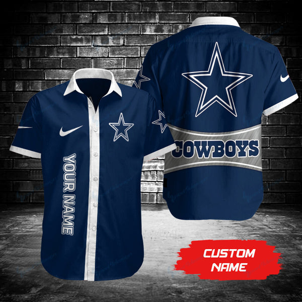Dallas Cowboys 2 (250) Personalized Hawaiian Button down shirt